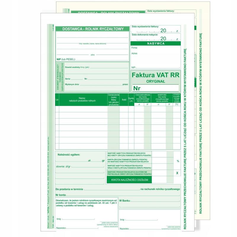 E-faktury na ryczałcie