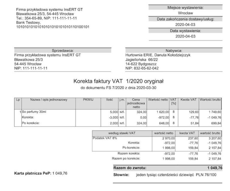 Korekta faktury – kluczowy element, który może uratować Twój biznes