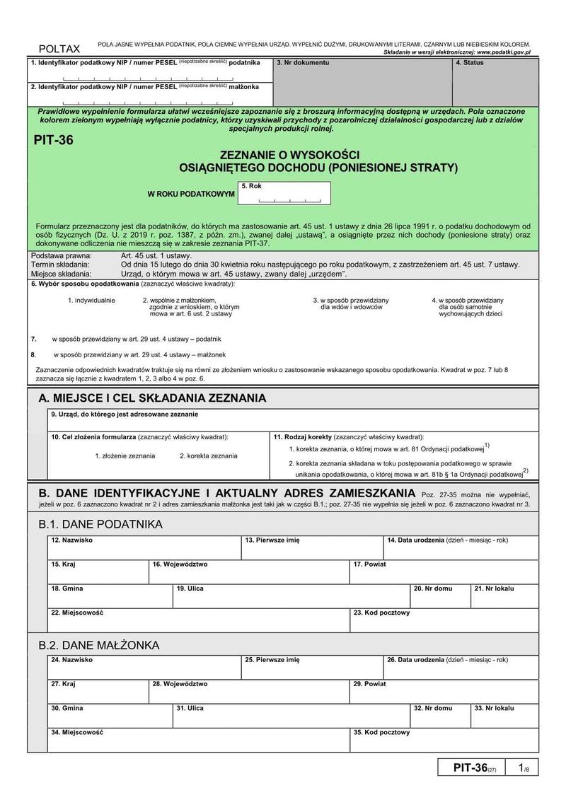 Terminy składania PIT