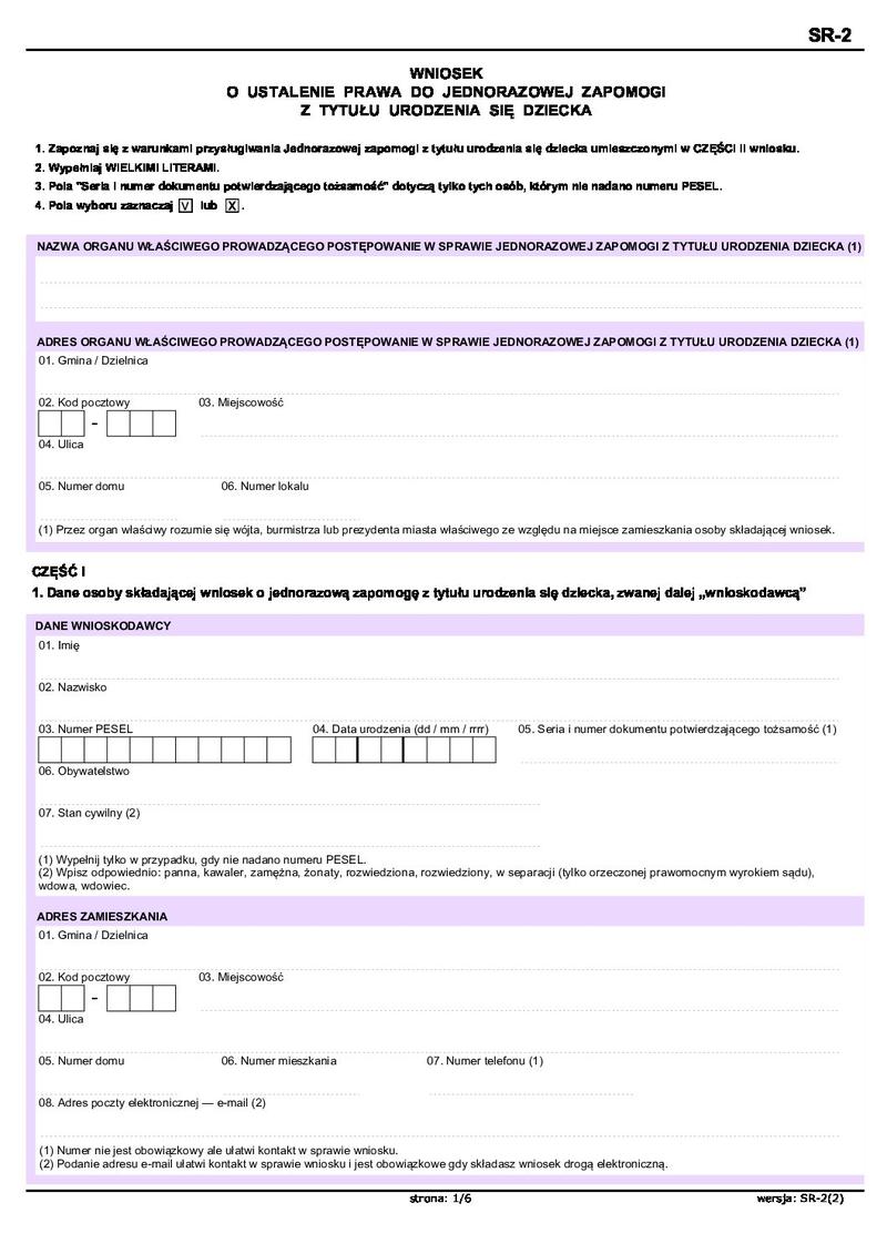 Wniosek o becikowe krok po kroku