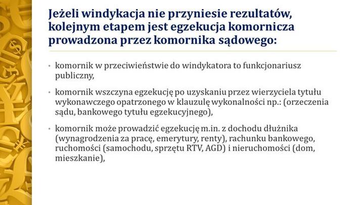 Windykacja vs komornik