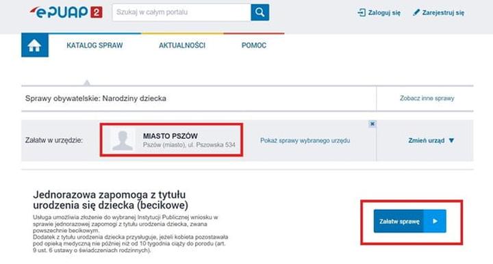 Wniosek o becikowe dokumenty