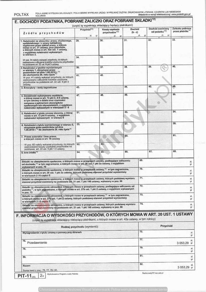 Automatyczne rozliczenie PIT-11