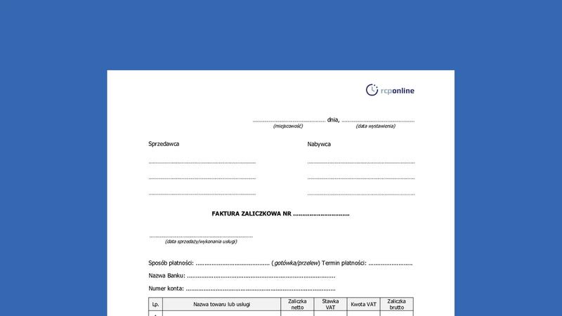 Elementy faktury VAT