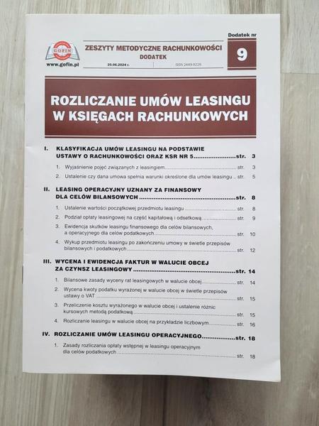 Leasing samochodu osobowego