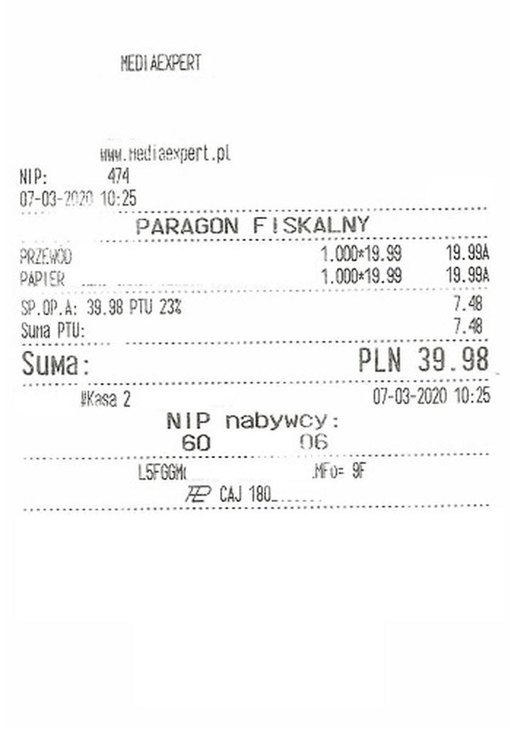 Różnice między fakturą a paragonem