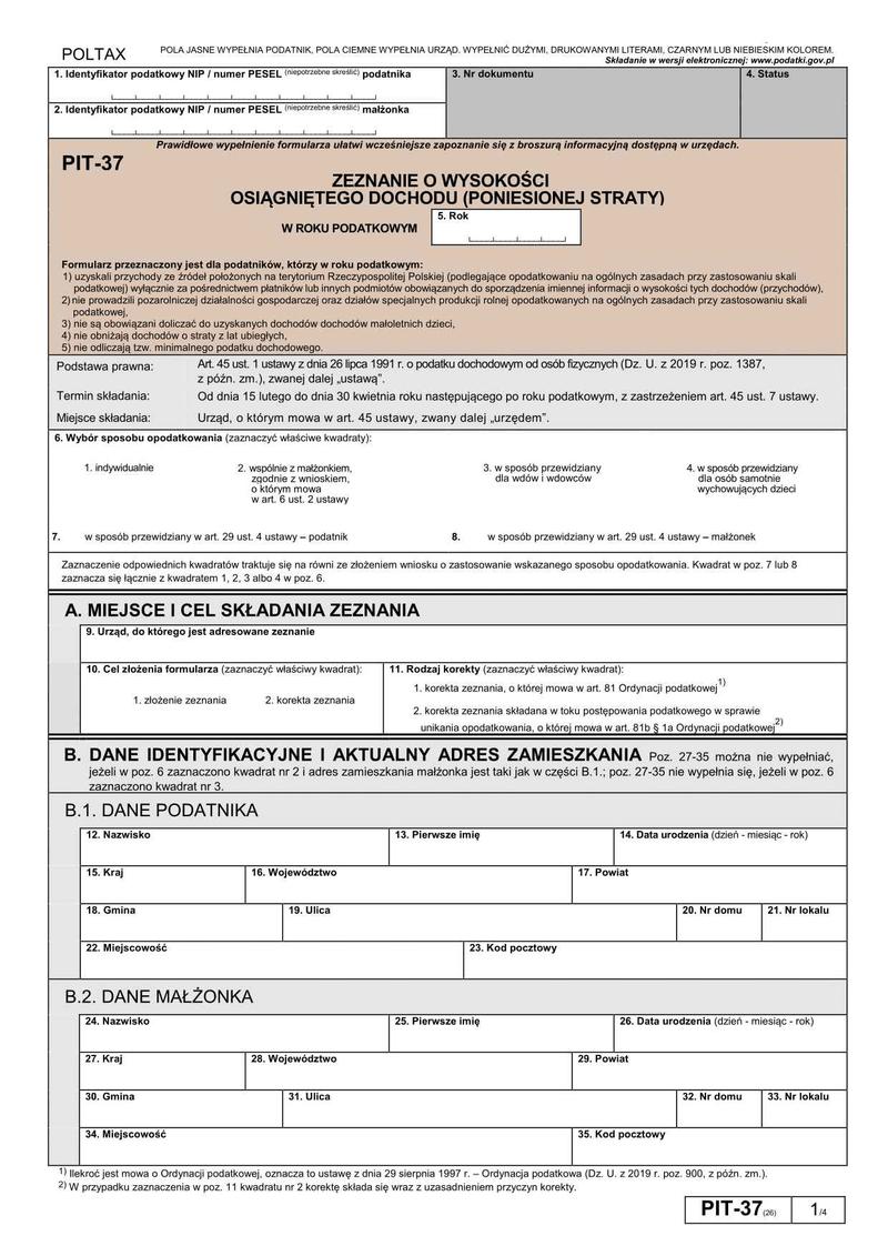 Wspólne rozliczenie małżonków