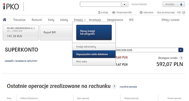 Rodzaje debetów
