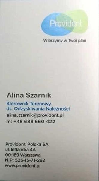 Proces windykacji Provident
