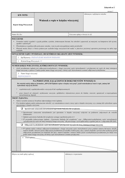 Wniosek o wykreślenie hipoteki