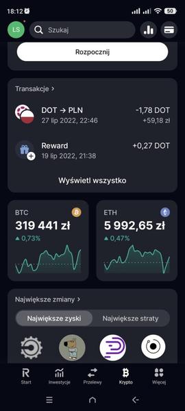 Kryptowaluty w Revolut