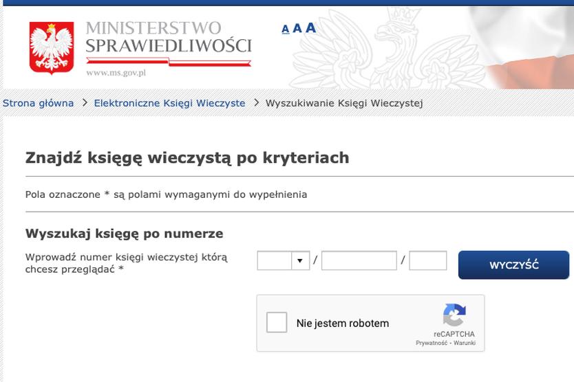 Opłaty sądowe księgi wieczystej