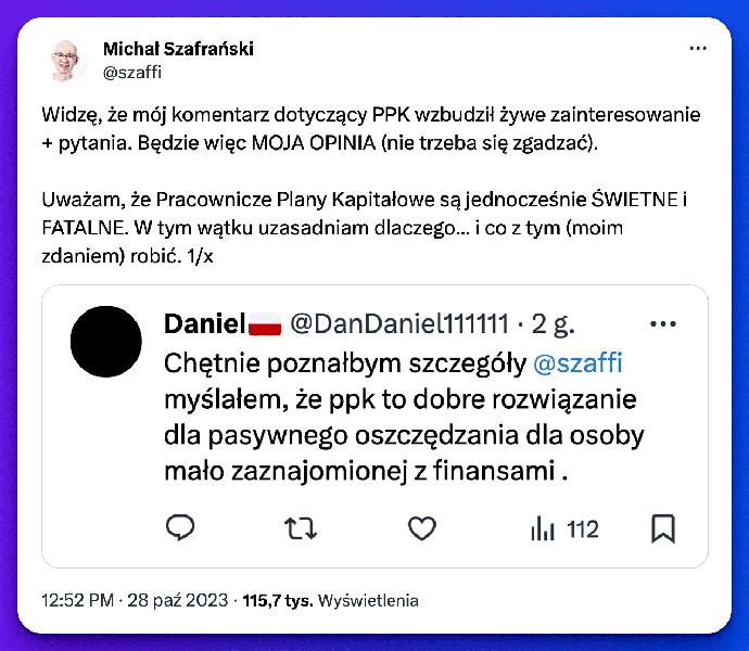 Strategia inwestycyjna PPK