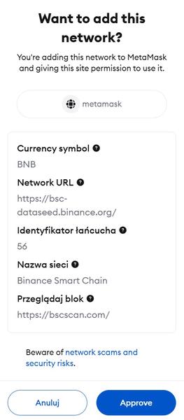Bezpieczny transfer kryptowalut