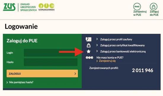 Sprawdzanie salda PUE ZUS