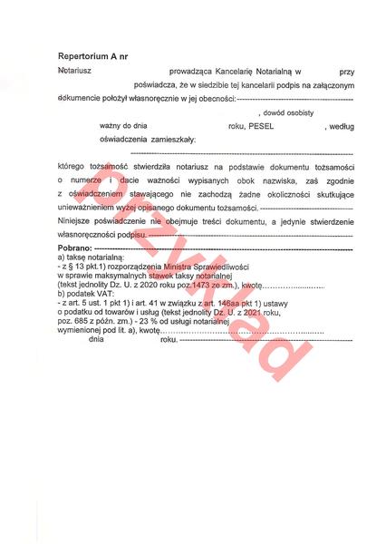 Usługi notarialne darowizny spadki